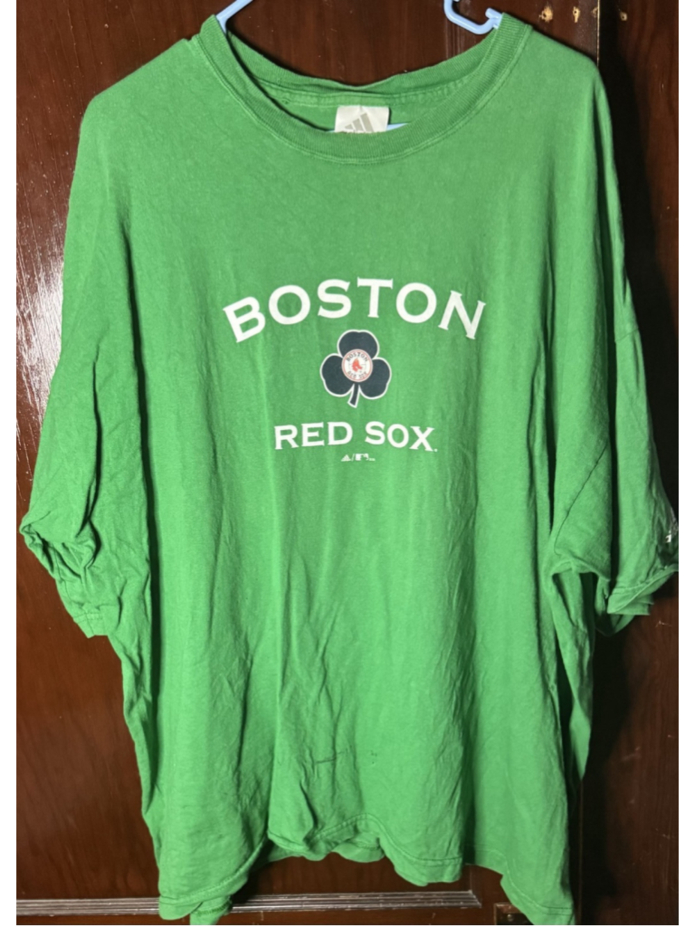 Boston Red Sox Short Sleeve Adidas T-Shirt Men's 2XL Green